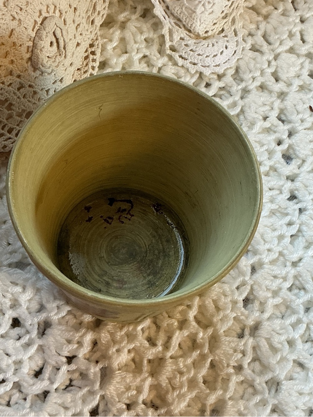 Hand-Painted Red Apple Decorative Planter - Picture 2 of 5